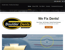 Tablet Screenshot of boulderdents.com